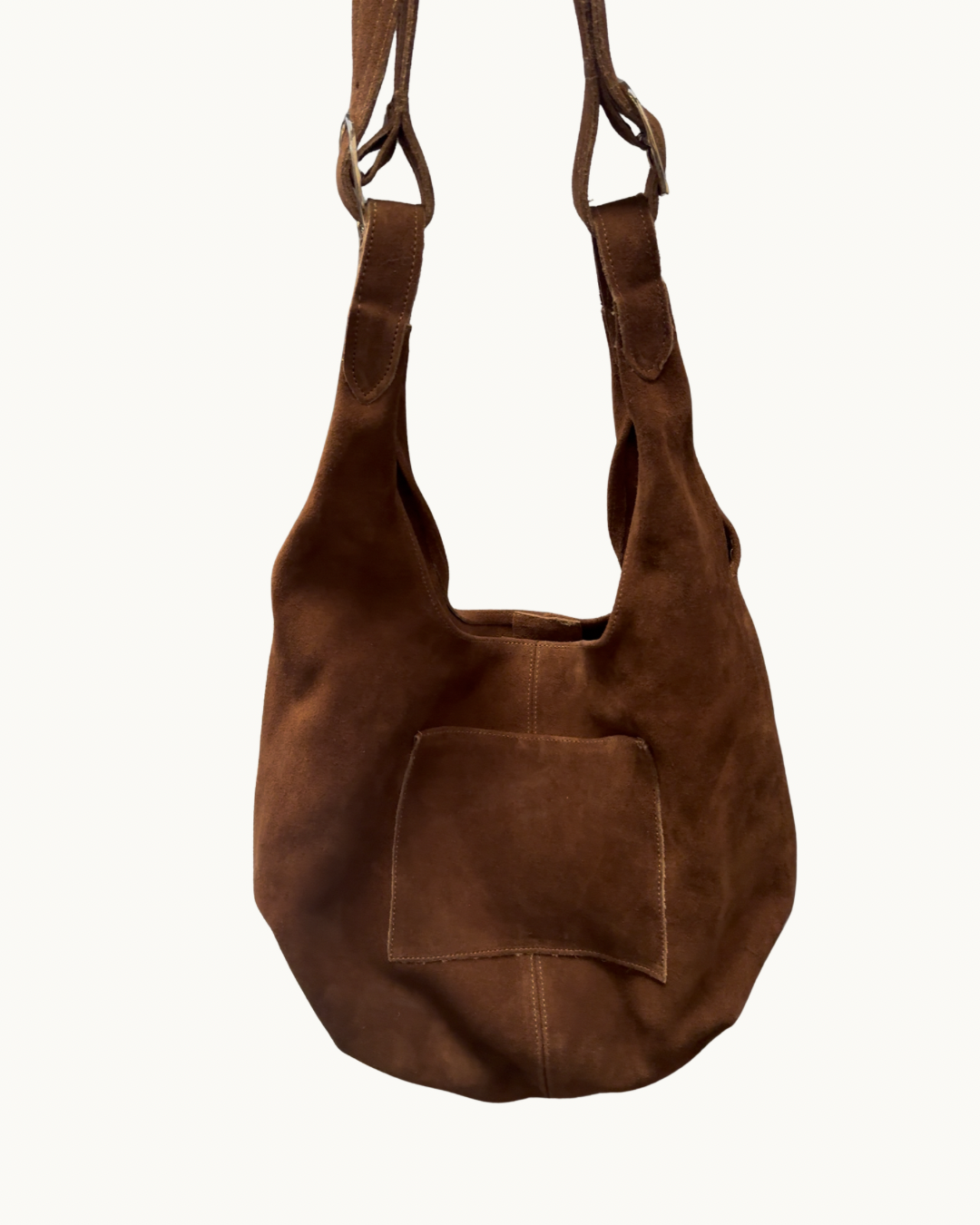 Tote gamuza tabaco