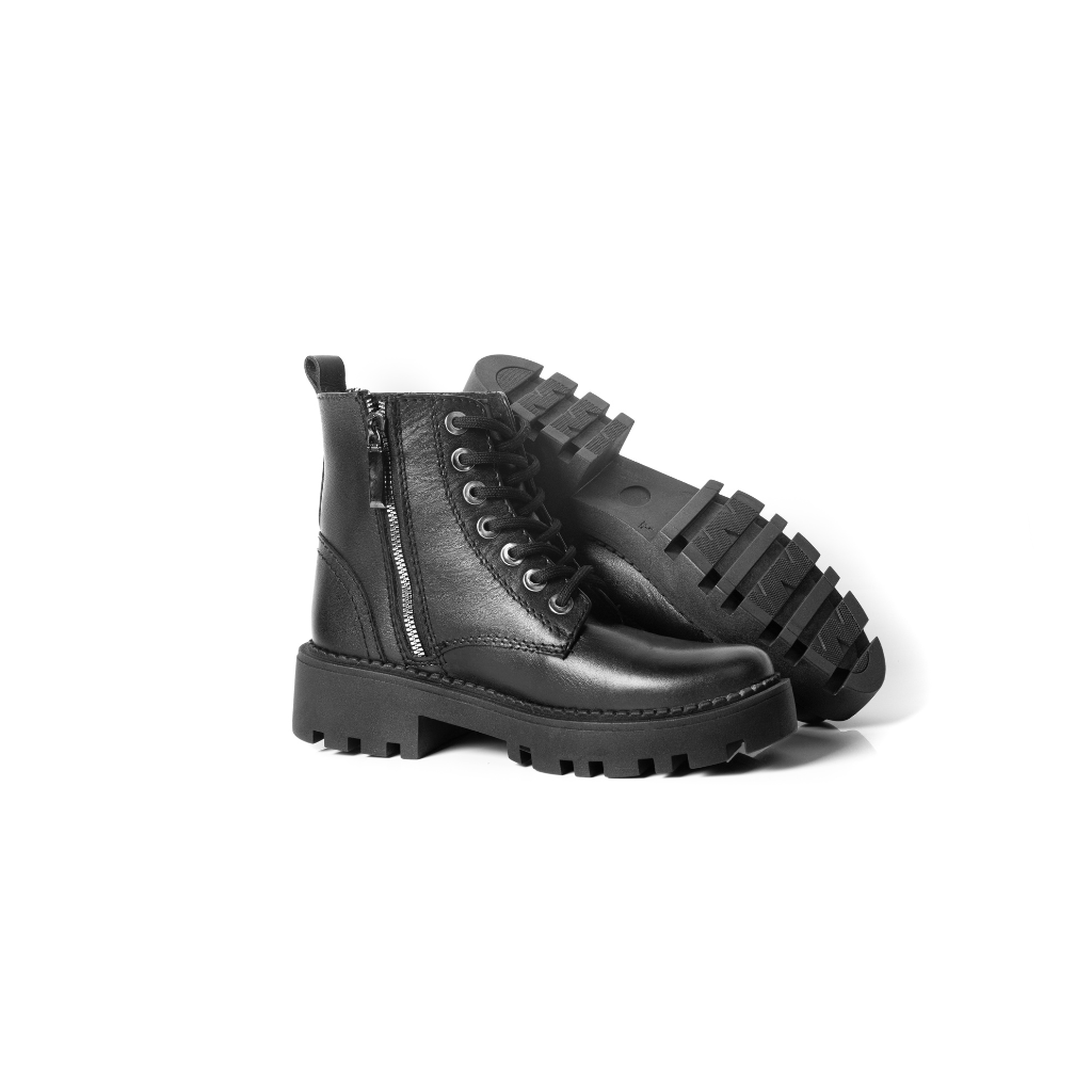 Botas combat boot basis de piel