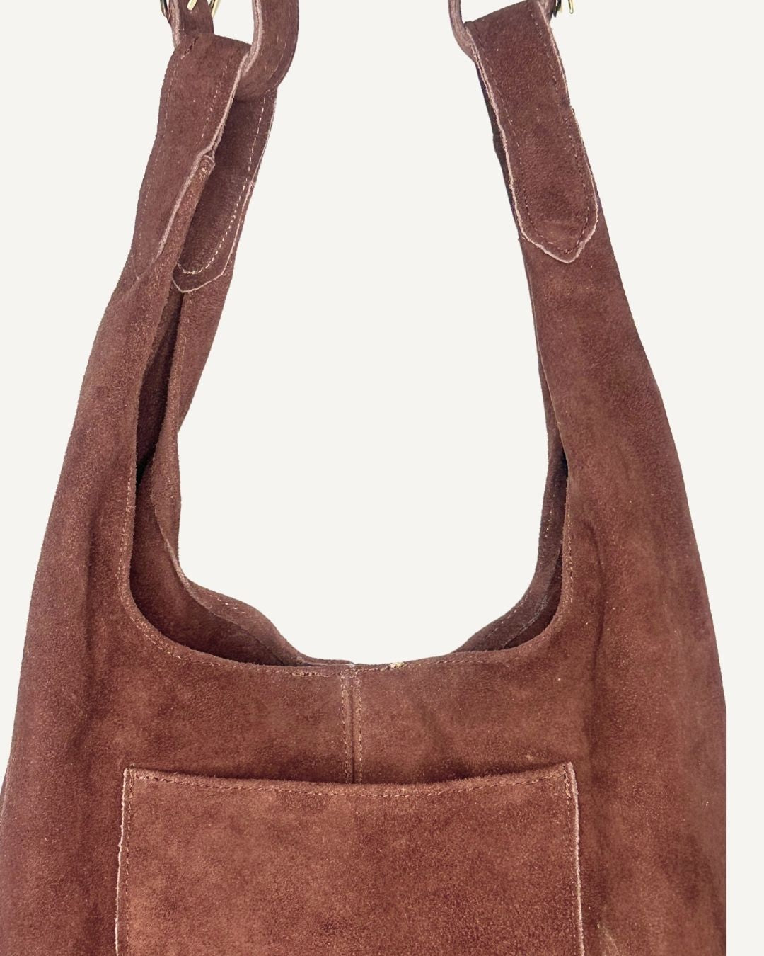 Tote bag de piel color moka