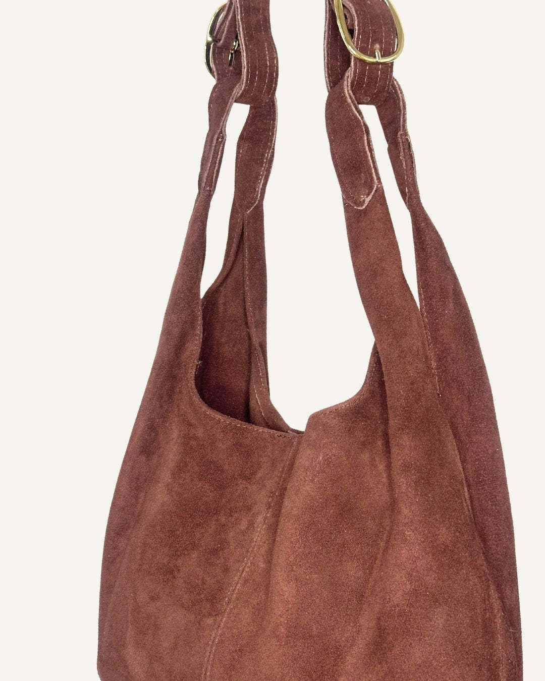 Tote bag de piel color moka