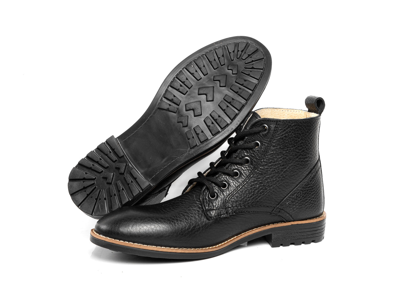 Botas BT 01 piel negra