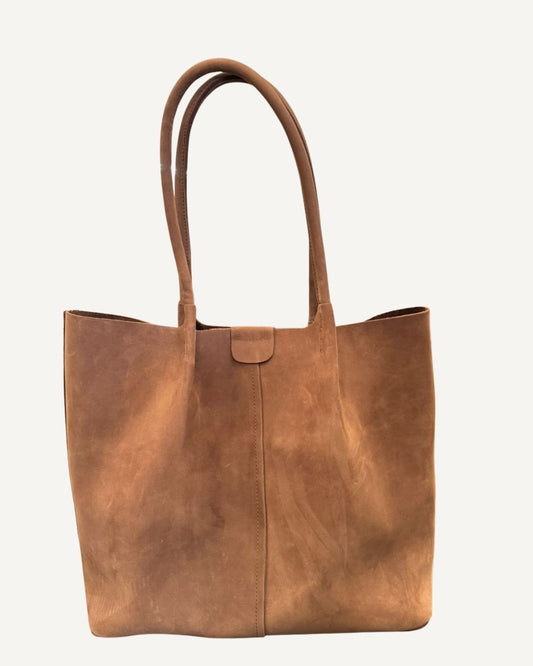 Tote bag XL piel nobuck premium