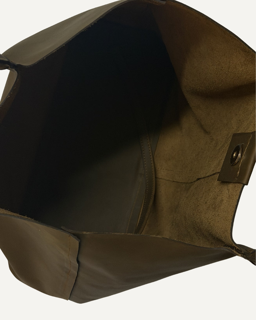 Tote bag XL piel nobuck topo