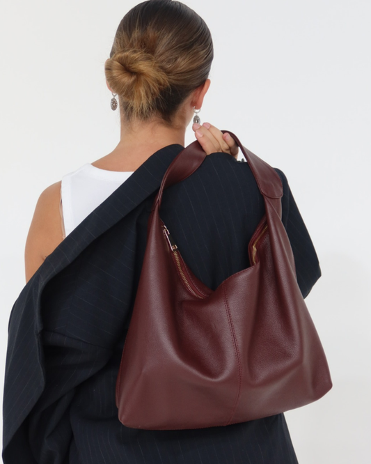 Bolsa Zip de Piel