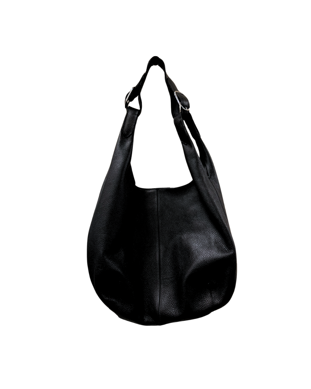 Tote bag de piel color negro