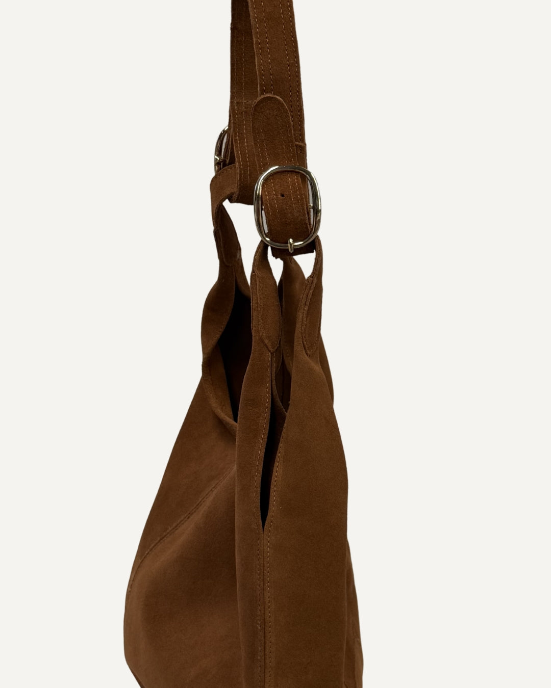 Tote bag de piel gamuza miel