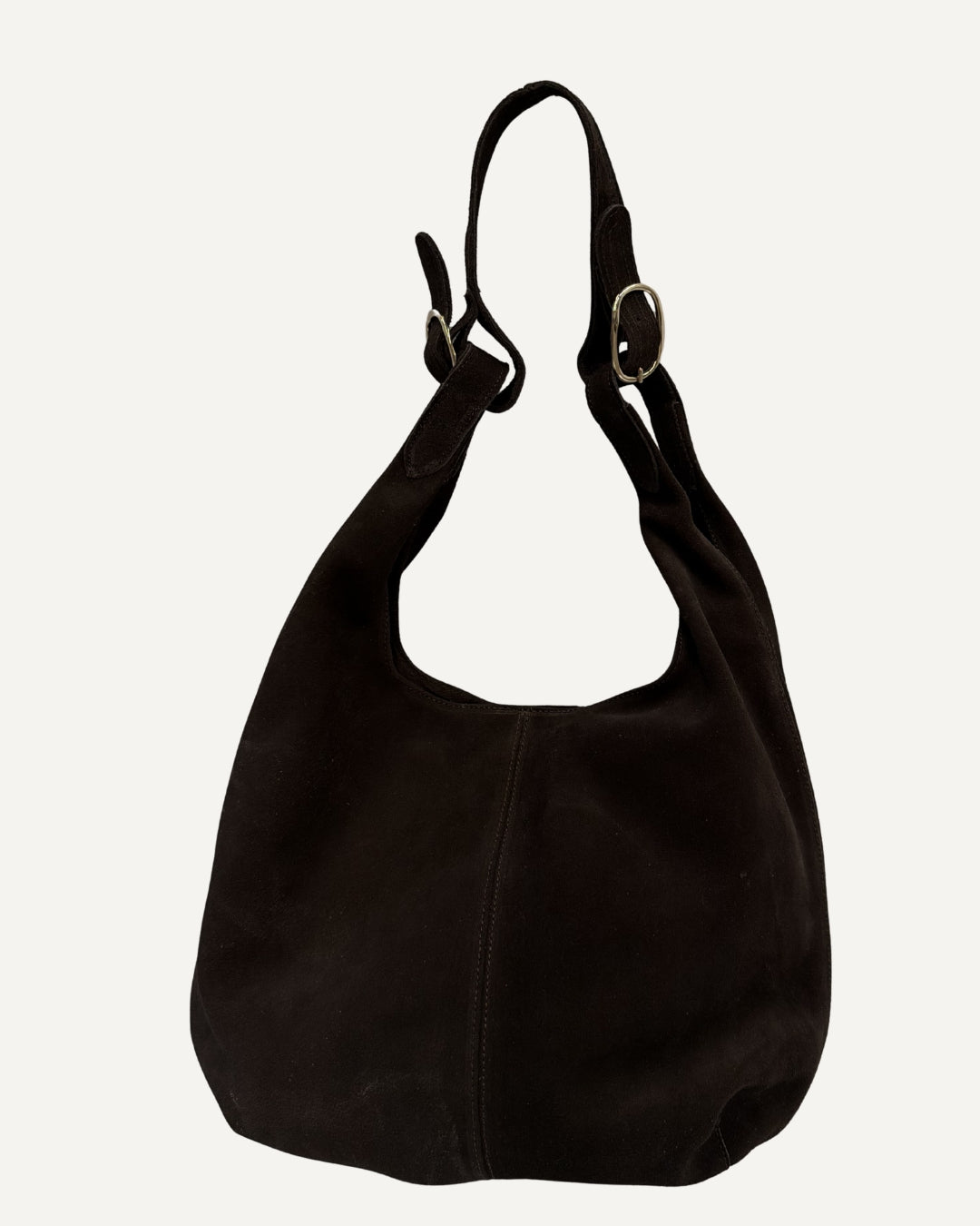 Tote bag piel de gamuza chocolate