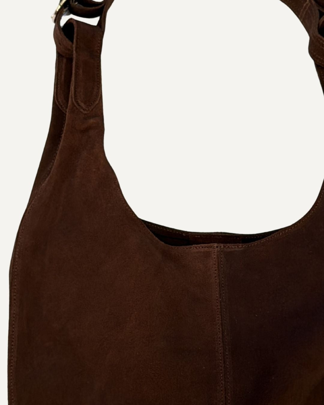 Tote bag de piel color moka