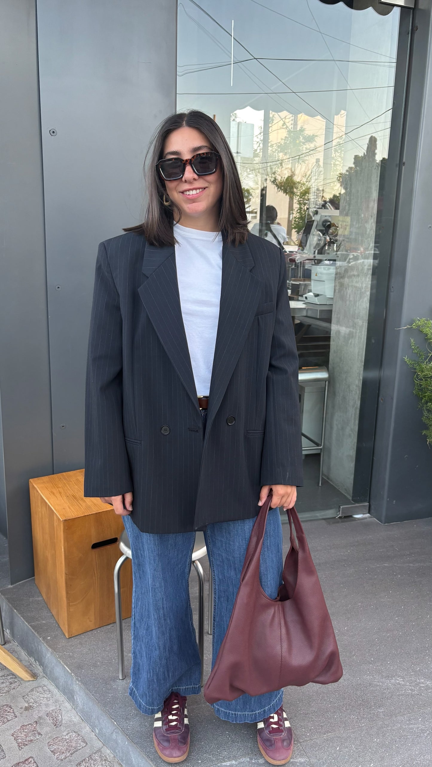 The classic tote bag piel