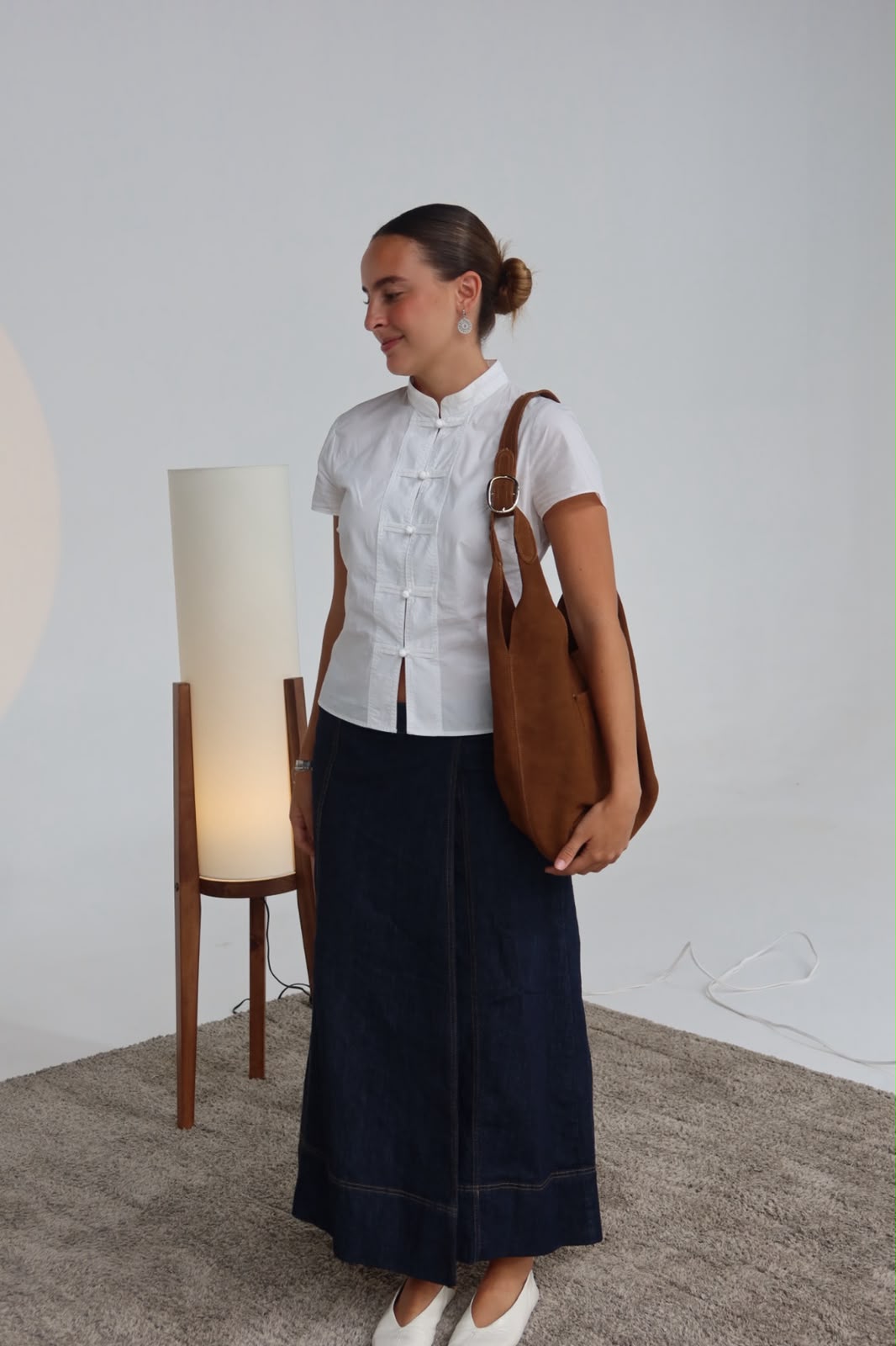 Tote Bag de Piel Gamuza